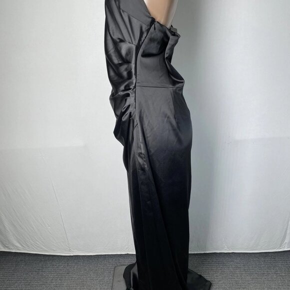 BHLDN Women’s Danielle Strapless Stretch Satin Maxi Dress - Picture 7 of 9